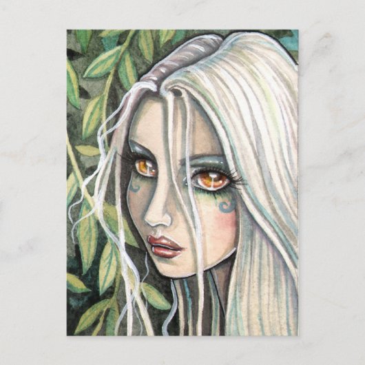 モリー・ハリソンによるFawn Forest Imp Fairy ポストカード (正面)