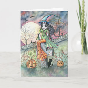 モリー・ハリソンのハロウィン魔女カード カード