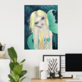 モリー・ハリソンの好奇心に満ちた人魚のポスター ポスター (ホームオフィス)