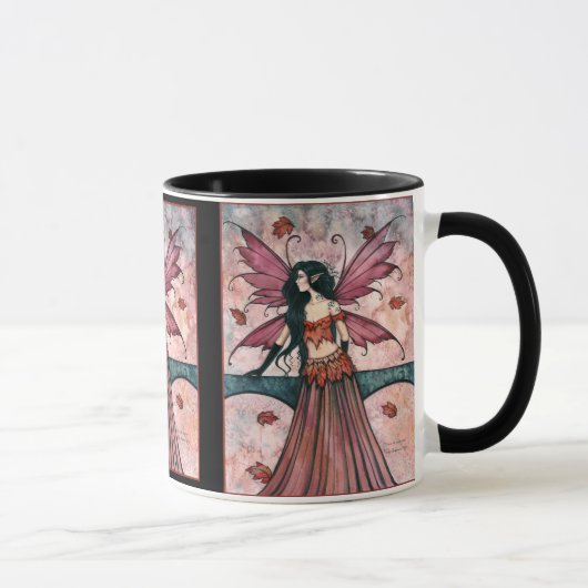 モリー・ハリソン作　秋の妖精　コーヒーマグ マグカップ (右)