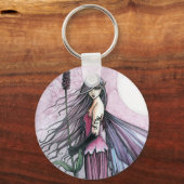 「モリー・ハリソン・イラストレーション」 キーホルダー (正面)