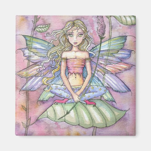 「モリー・ハリソン・イラストレーション」 マグネット (正面)