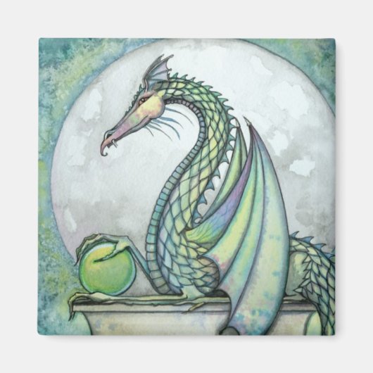 「モリー・ハリソン・イラストレーション」 マグネット (正面)