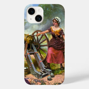 モリー・ピッチャーがモンマスの戦いで大砲を発射 Case-Mate iPhone 14ケース