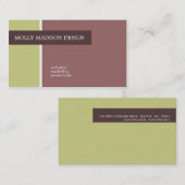 モリー・マディソン・ビジネス・カード 名刺 (正面/裏面)