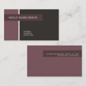モリー・マリー・ビジネス・カード 名刺 (正面/裏面)