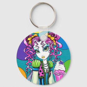 "モリー"レインボーアイスクリームフェアリーのキーチェーン キーホルダー