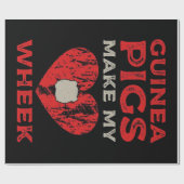 モルおもしろいモットがホイーキを作る ラッピングペーパー (フラット)