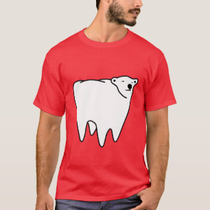 モルくまの北極の歯くま Tシャツ