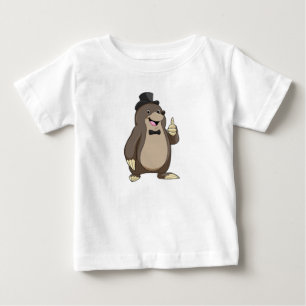 モルとして groom 結婚式用 ネクタイ ベビーTシャツ