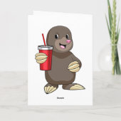 モルとマグカップ カード (裏面)