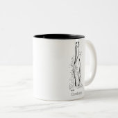 モルの鉗子 ツートーンマグカップ (正面右)