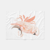 モルカンコカトゥー フリースブランケット (正面(横))