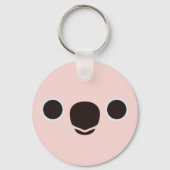 モルカン・コッカトゥーの顔 キーホルダー (裏面)