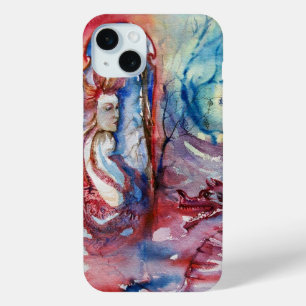 モルガナピンクブルーファンタジー iPhone 15 MINIケース