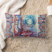 モルガナルフェ魔法&ミステリーピンクブルーファンタジー ランバークッション (ブランケット)