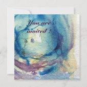 モルガナ、ピンクブルー 招待状 (裏面)