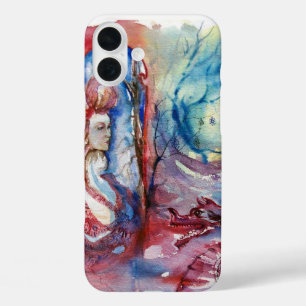 モルガナ/魔法とミステリー，ピンクブルーファンタジー iPhone 16 PLUSケース