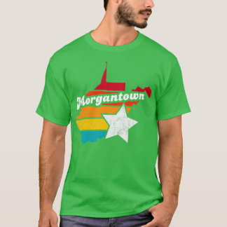 モルガンタウンウェストバージニアヴィンテージスウ動揺してーベン Tシャツ
