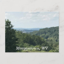 モルガンタウンWV写真山はがき ポストカード