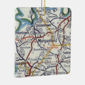 モルガンフィールドKYヴィンテージマップ セラミックオーナメント (右)