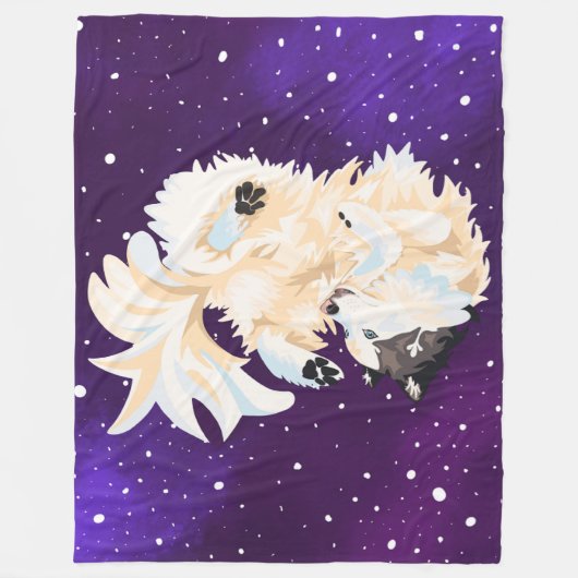 モルガン宇宙フリースブランケット フリースブランケット (正面)