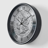 モルガン記念シルバードルの横領～ * ～ 壁時計 (傾斜)