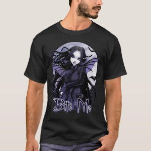 モルガン・バイト・ミー・ゴシック・ヴァンパイア・フェアリー Tシャツ