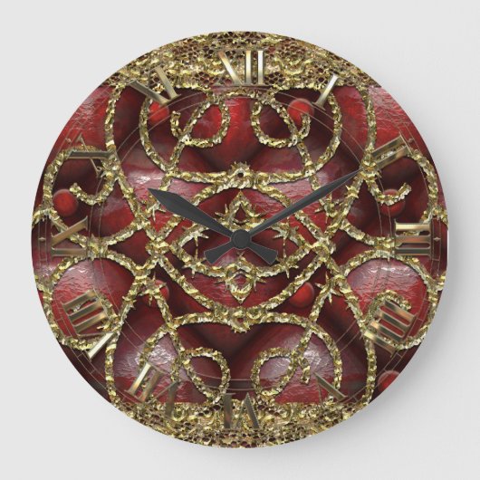 モルケスティーノスタイル ラージ壁時計 (正面)