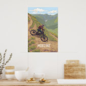 モルジニ山バイク旅行ポスター ポスター (キッチン)