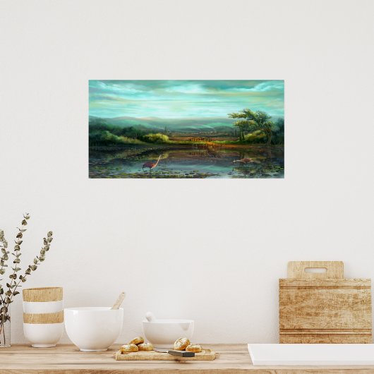 モルジネの町 ポスター (キッチン)