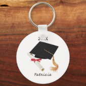 モルタルおよびディプロマキーチェーン キーホルダー (正面)