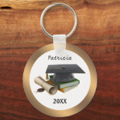 モルタルおよびディプロマキーチェーン キーホルダー (正面)