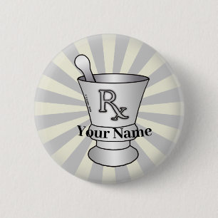 モルタルと押しピン 缶バッジ