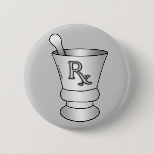 モルタルと押しピン 缶バッジ