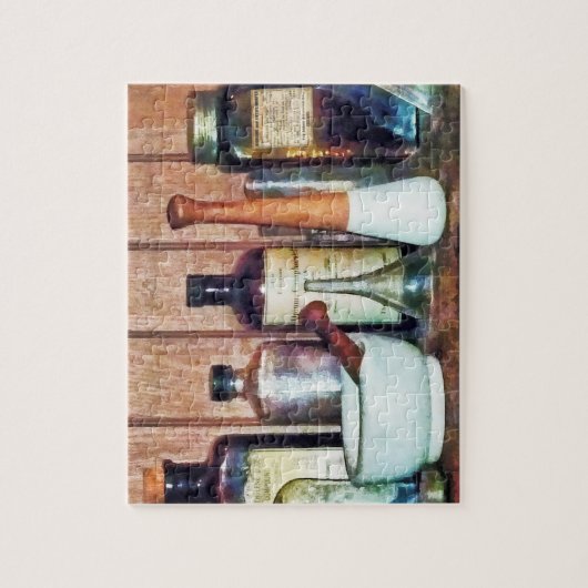 モルタルと杵と杵 ジグソーパズル (縦)