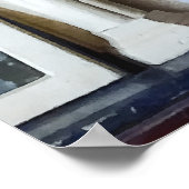 モルタルと杵と棚のボトル ポスター (角)