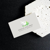 モルタルと杵イラストレーション自然健康 名刺