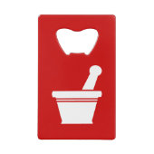 モルタルと杵 クレジットカード栓抜き (正面)