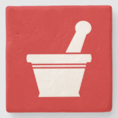 モルタルと杵 ストーンコースター (正面)