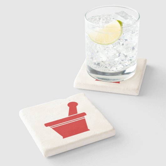 モルタルと杵 ストーンコースター (横)