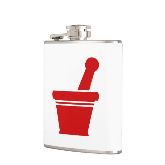 モルタルと杵 フラスク (左)