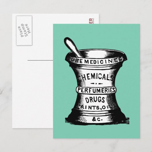 モルタルと杵 ポストカード (正面/裏面)