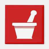 モルタルと杵 マグネット (正面)