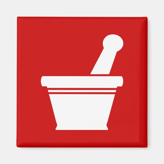 モルタルと杵 マグネット (正面)