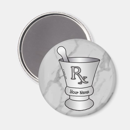 モルタルと杵 マグネット (正面/裏面)