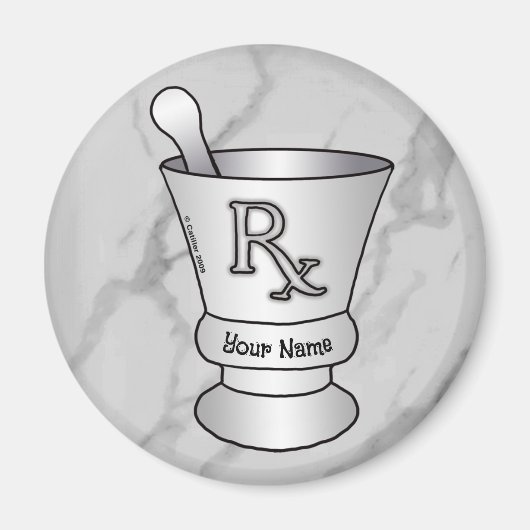 モルタルと杵 マグネット (正面)