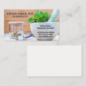 モルタルと杵 | 代替医療 名刺 (正面/裏面)