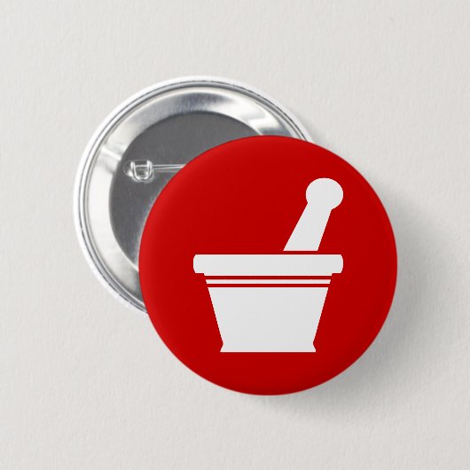 モルタルと杵 缶バッジ (正面&裏面)