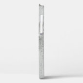 モルタルの壁（古い灰色の白黒） Case-Mate iPhoneケース (裏面 / 左)